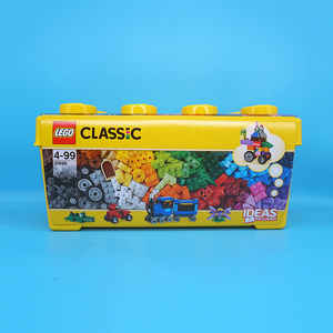 LEGO乐高10696经典创意中号积木盒黄色桶装拼装男女孩积木玩具