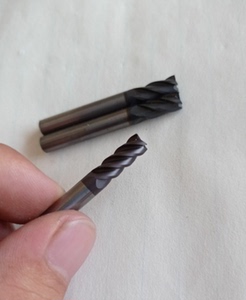 二手株洲钻石 金进路鹭6mm铣刀 模具铣刀高硬度四刃涂层钨钢铣刀