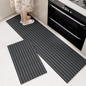 厨房地垫吸水防滑脚垫家用可剪裁丙纶入户门口门垫子耐脏防油地毯
