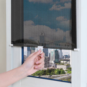 遮阳窗帘窗户遮光帘厨房阳台防晒伸缩免打孔办公室阳光房隔热神器