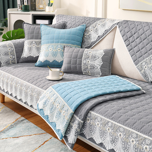 沙发套定制简约四季通用防滑沙发垫布艺沙发套罩全包万能套盖布巾