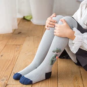 女童裙袜春秋款儿童学生冬季打底裤配裙子婴儿薄款公主开档连体袜