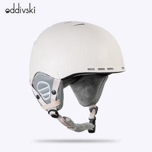 oddivski成人滑雪头盔女抗冲击保暖防撞雪盔男单双板护具装备2024