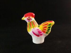 玉田泥塑小公鸡唐山礼品纪念品 民间特色手工艺品泥人摆件