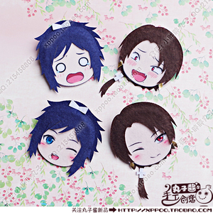 刀剑乱舞 加州清光大和守安定发饰耳环光动漫周边漫展不织布发夹