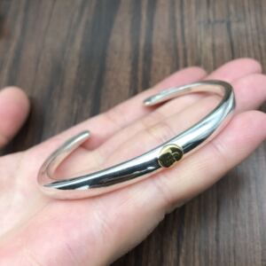 思涵银工坊 goros高桥吾郎风格余文乐同款925纯银四目手镯