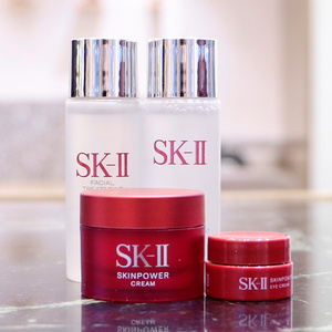 日本sk2新版小鸟套盒sk-ii神仙水面霜眼霜小样四件套装旅行装正品