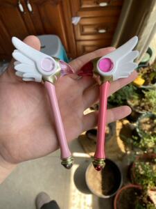 杖樱变身器魔卡少女樱魔法杖金属cosplay道具女生魔杖可伸缩2人付款