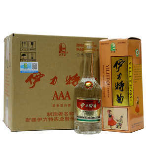 新疆伊力特曲跳舞特50度伊犁伊利伊力跳舞特500ml×6瓶浓香型白酒