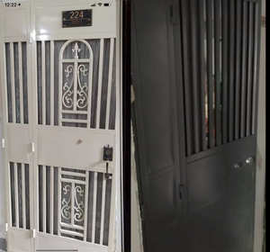 百特门栅栏防盗通风全封门可选色经济定制封楼道出租房北京现货