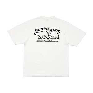 WCIB现货HUMAN MADE GRAPHIC TEE子母北极熊竹节棉短袖T恤#2610
