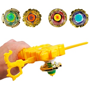 合金陀螺拉条玩具战斗王儿童竞技互动土豪金陀螺系列之极速英雄