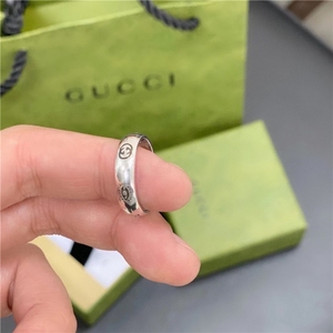 23新款代购gucci古驰戒指花鸟古奇blind for love女对戒纯银情侣