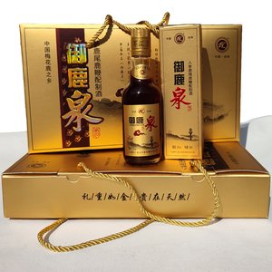 御鹿泉人参鹿尾鞭酒12瓶125ml瓶32度低度男性滋补白酒鹿鞭茸血酒