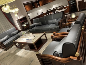 俞木匠东熙实木床家具黑檀新中式黑檀木新中式沙发原厂品牌