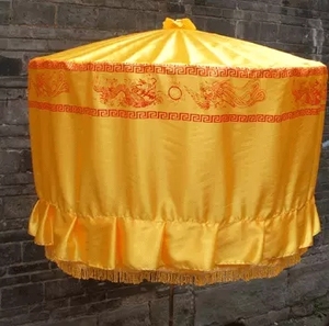 黄罗盖庆宗教祭祀仪仗伞皇帝伞结婚黄伞油布伞油纸伞古典江南雨伞