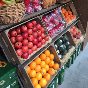 木箱 实木水果箱 超市木筐生鲜店复古储物杂物陈列周转收纳箱定制