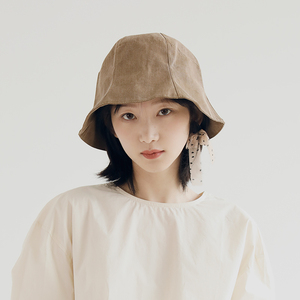 拼接渔夫帽女春夏逛街防晒帽韩版日系文艺遮阳帽时尚帽子女夏天潮