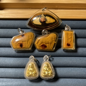 马食能燕通t眼佛牌之十五年精品泰国老法牌吊坠项链挂件