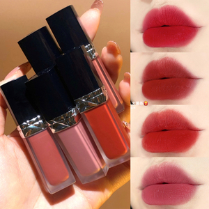 dior/迪奥新品烈焰蓝金黑盖持久哑光锁色唇釉820 558 741 626 100