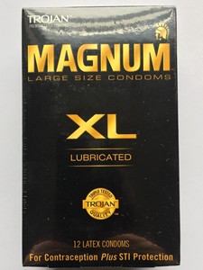 trojanmagnum,magnumicecream 美国trojan特洛伊magnum xl condom套保险套加大号68.5mm 12支