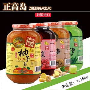 正高岛蜂蜜柚子茶红枣茶芦荟茶生姜茶柚子酱1.15kg韩国进口包邮