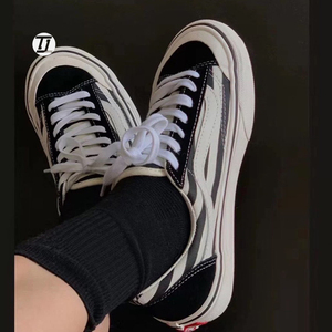 tb2015435857淘宝万斯范斯帆布鞋开口笑灰白style低帮滑板鞋男女鞋0