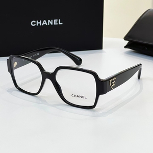代购香奈儿Chanel爱心款方框光学眼镜架近视平光眼镜框架素颜镜女