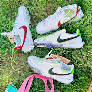 专柜正品nike/耐克waffle racer crater女子环保复古华夫鞋ct1983