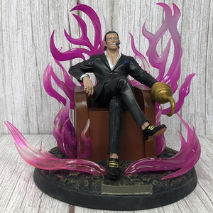 海贼王 沙鳄 沙 克洛克达尔 七武海 gk 坐姿手办 摆件 模型 王座