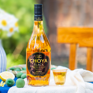 日本黑金本格梅酒choya青梅果酒白兰地甜酒蝶矢俏雅进口洋酒720ml