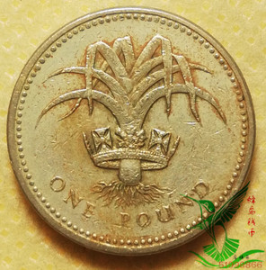 英国1985年1镑纪念币 22.5mm 外国硬币钱币外币收藏854