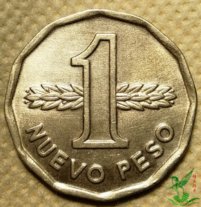 乌拉圭 1976年 1比索29mm 外国金属硬币钱币外币收藏品073