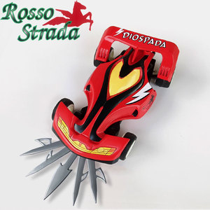 四驱兄弟神剑号四驱车 还原动画后轮操舵 扭屁股死亡之舞刺刀