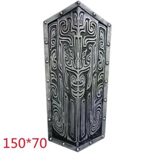 仿中国古代士兵盾牌酒吧密室中国古装片舞台演出拍摄兵器道具盾牌