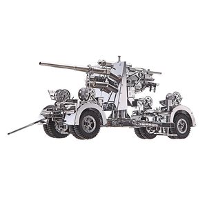 拼酷3D手工拼装金属DIY免胶成人模型1:35德国88炮防空反坦克火炮