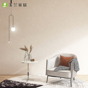 玉兰简约现代蚕丝定制墙布 轻奢无缝壁布客厅卧室电视背景墙 屿光