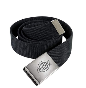 美国正品代购dickies迪克斯男士黑色帆布腰带金属扣青年休闲裤带