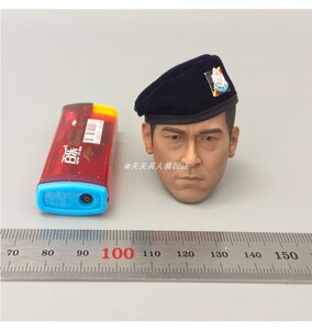1/6 兵人模型香港警察 ptu机动部队贝雷帽 绒布款t034