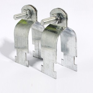 304不锈钢p型管卡箍镀锌p型卡子管束c型钢抗震绝缘管卡抱箍p型夹