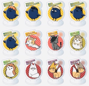 排球少年 可爱动物亚克力mini立牌 全12种 日本直播