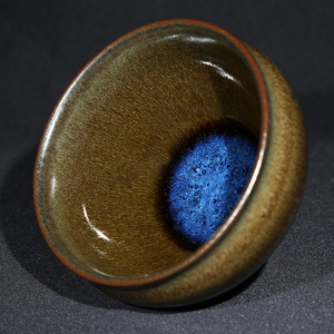 建盏茶杯杨华华纯手工陶瓷茶末釉盏主人杯单杯大号茶碗茶具天目盏