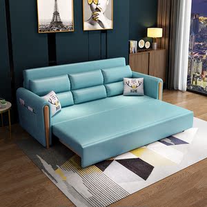 伸缩床多功能双人推拉