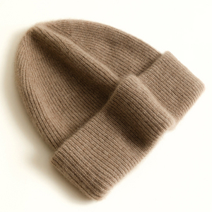 冬季100%纯山羊绒帽子女加厚护耳月子毛线帽情侣百搭针织包头帽男