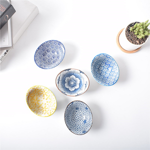 可爱小仓鼠碗陶瓷元宝印花浴盆玩具仓鼠豚鼠小号迷你小碗小食盆