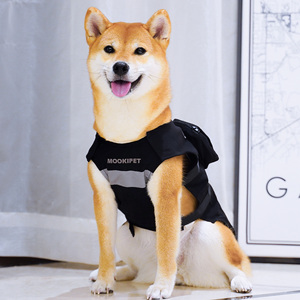 小警犬 到!柴犬潮牌反光背心机能马甲狗狗背包酷帅冲锋衣服柯基
