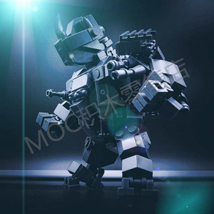 moc蜘蛛侠反派犀牛人载人机甲兼容乐高