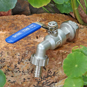 包邮不锈钢长柄球阀加长型穿板款大流量耐高温冷热自来水龙头开关