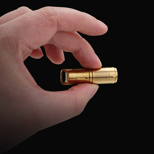 cooyoo酷友升级款量子不锈钢微型迷你edc高亮防水可充电小手电筒