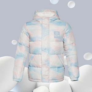 李宁冬季新款韦德棉花糖圣诞男女短款保暖连帽羽绒服外套aymr511